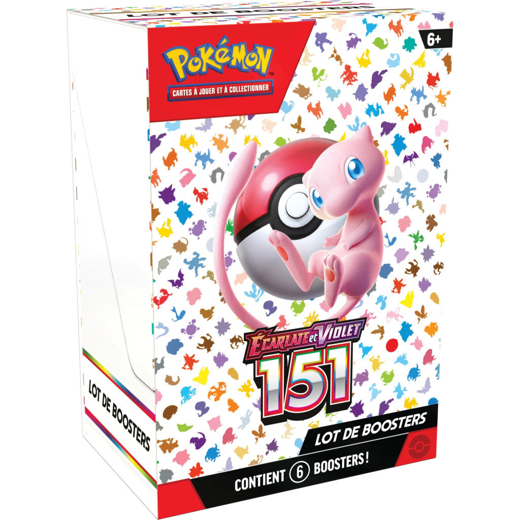 Bundle 6 Boosters Pokémon 151 FR