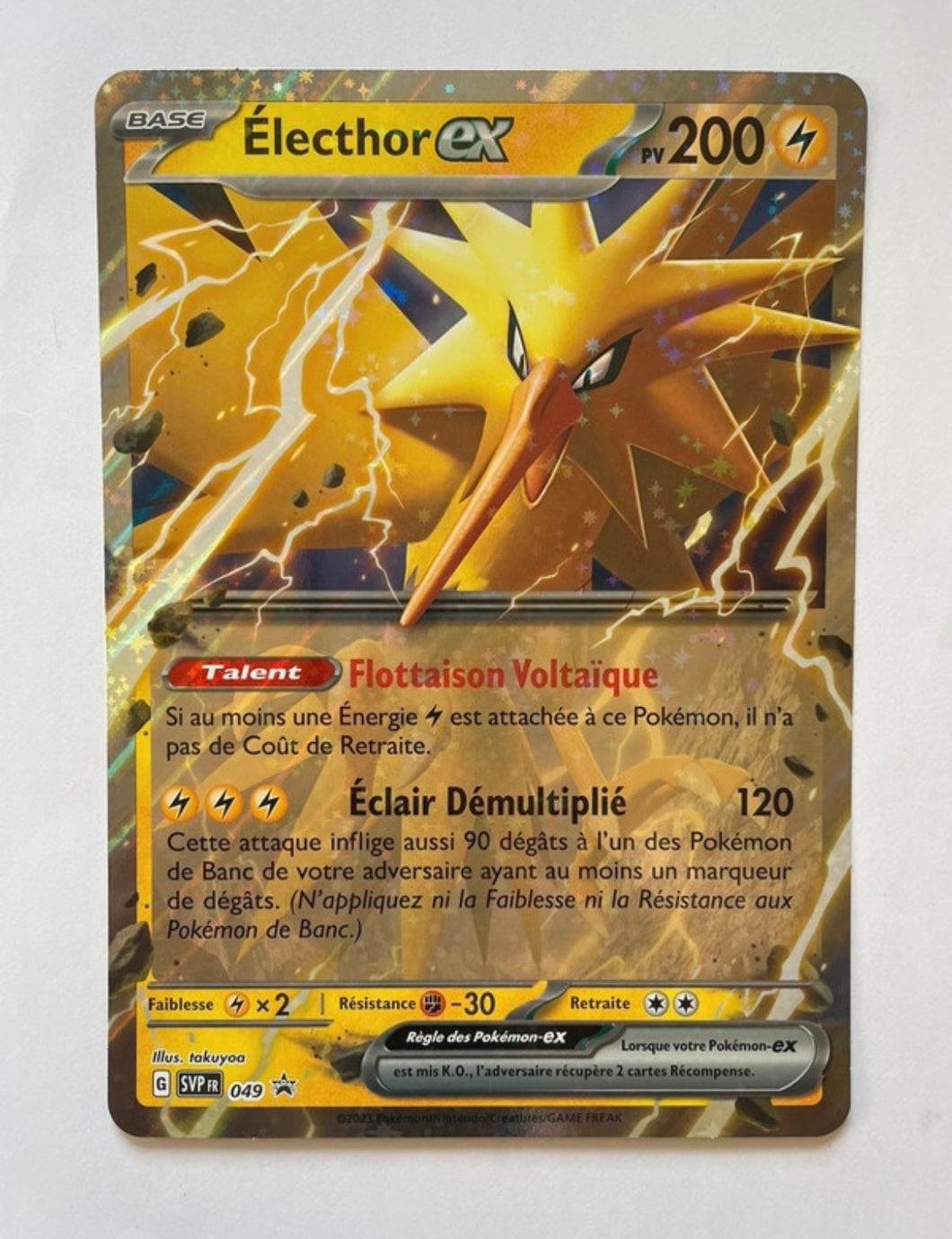 Électhor EX Jumbo 049 Pokémon 151 FR