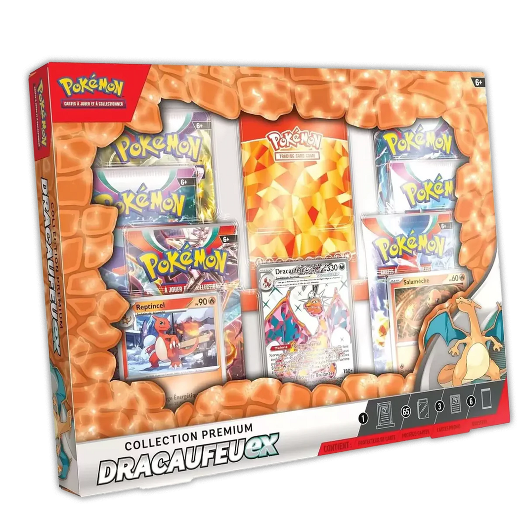 Coffret Premium Dracaufeu EX Pokémon FR